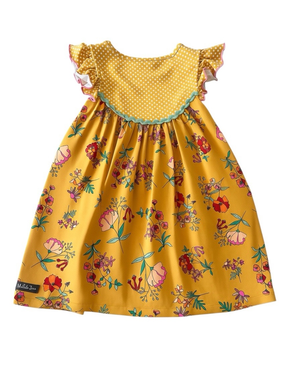 Matilda Jane Brilliant DayDream Stand Tall Floral Polka Dot Dress